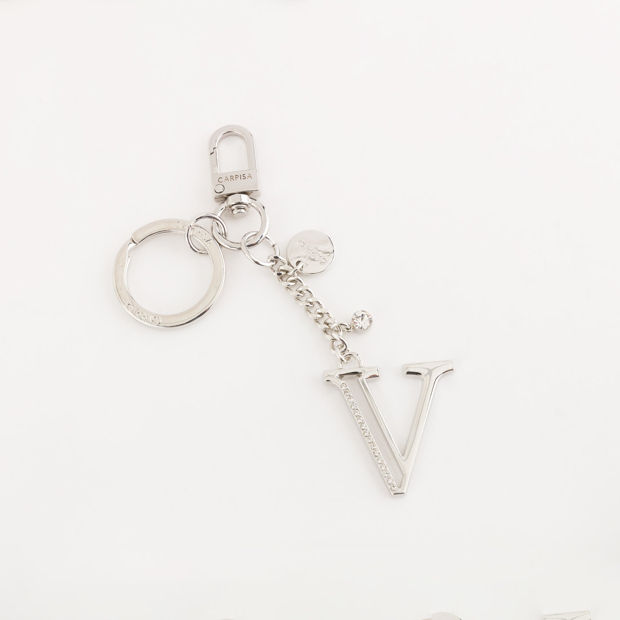 Glare Letters Keychain - Metalni privezak