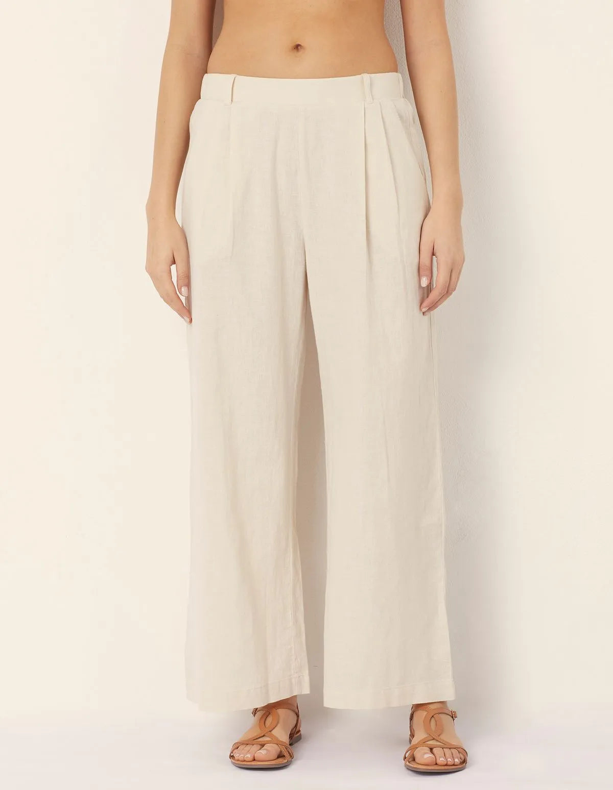 Cotton / Linen - Full - long trousers