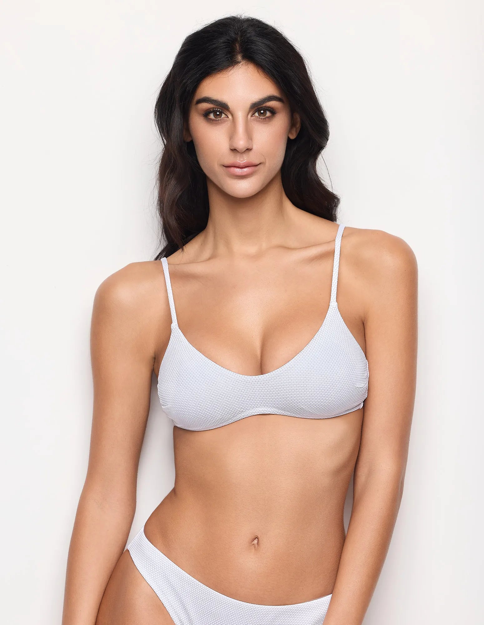 Textured - Padded bralette bikini bra