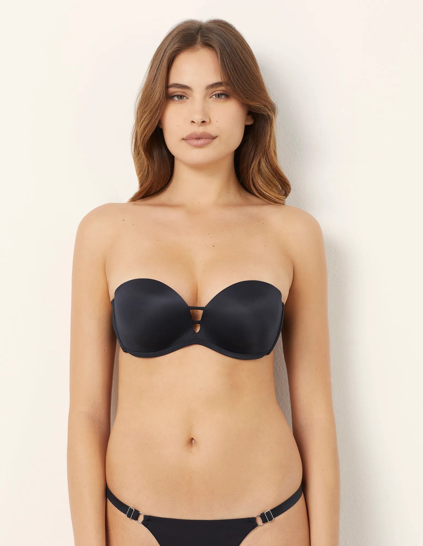 Essentials - Push push up bandeau bk bra