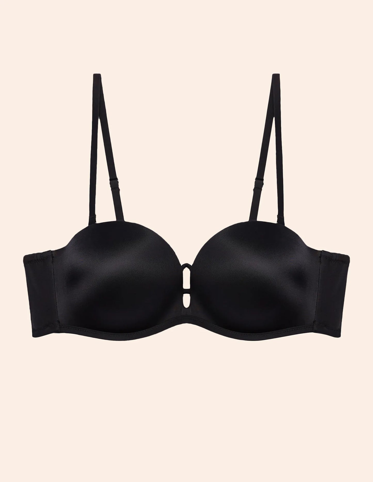 Essentials - Push push up bandeau bk bra