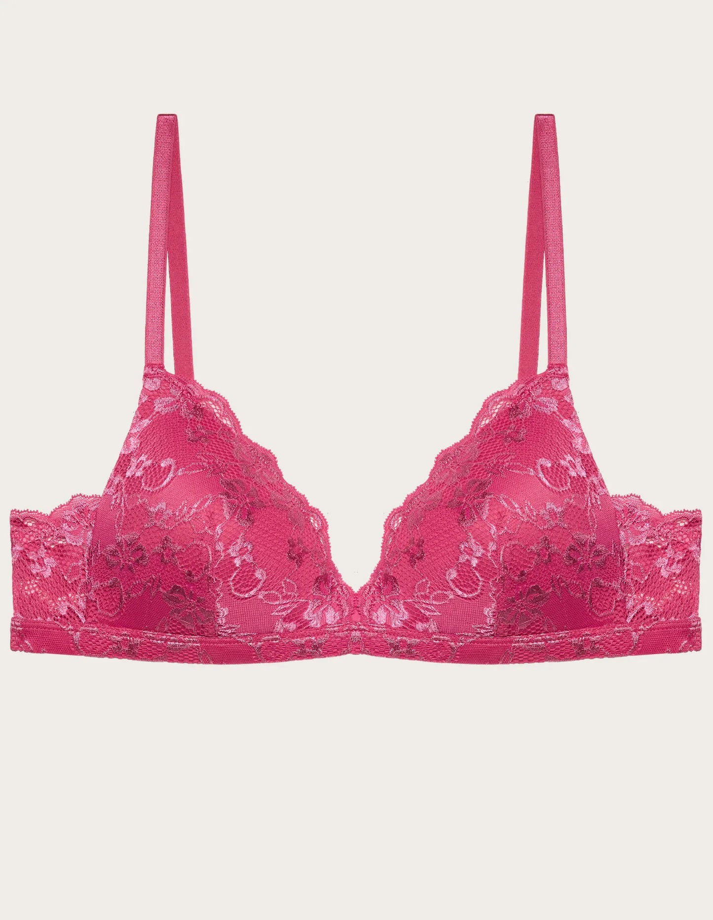 Primula color - Padded triangle push up bra
