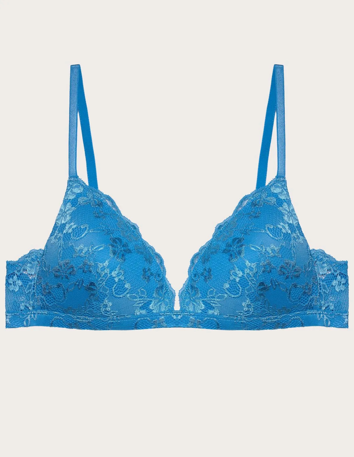 Primula color - Padded triangle push up bra