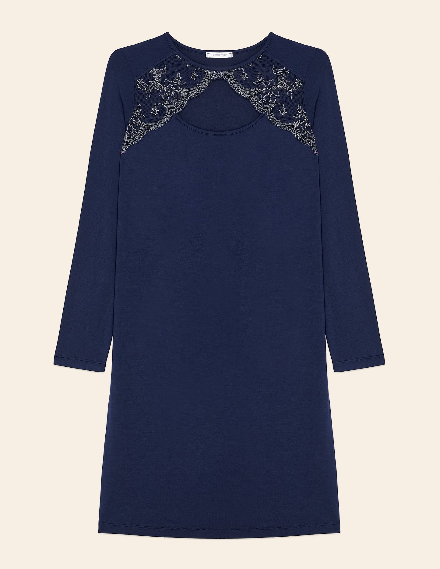 Long_sleeve nightshirt_Modal_Lace _Yamamay Albania