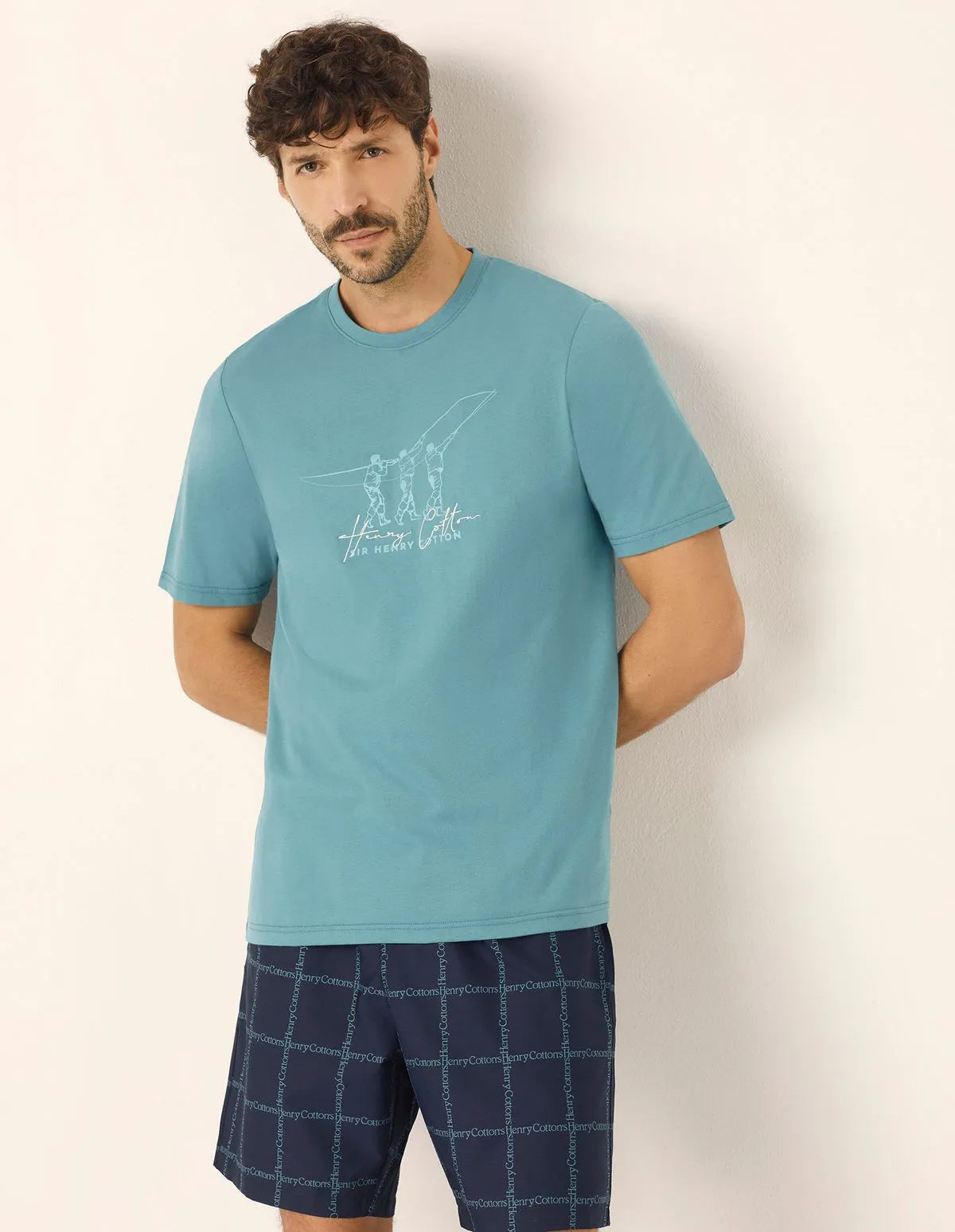 Henry Cotton - Cropped pyjamas