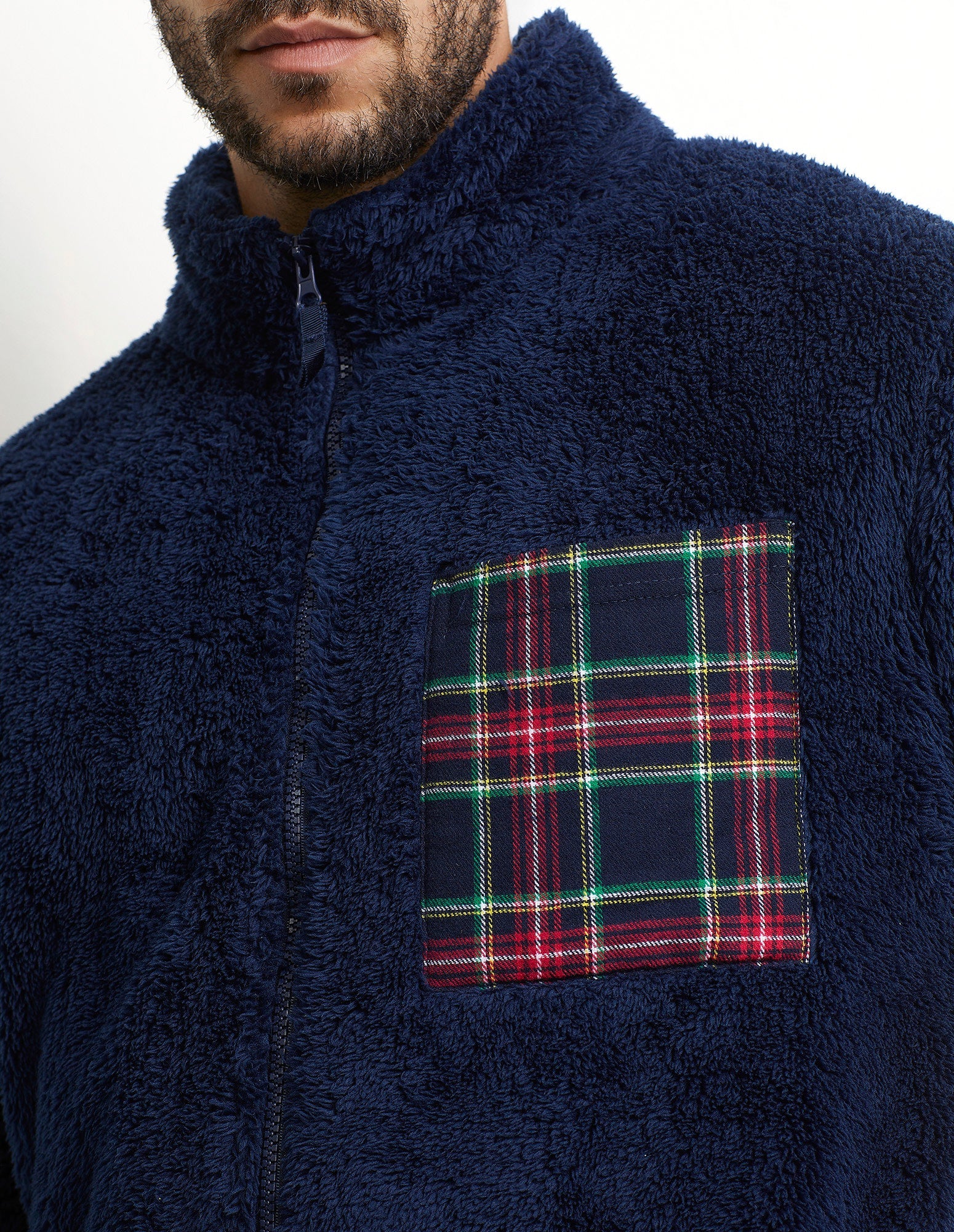 Tartan Family - Man Bed jacket