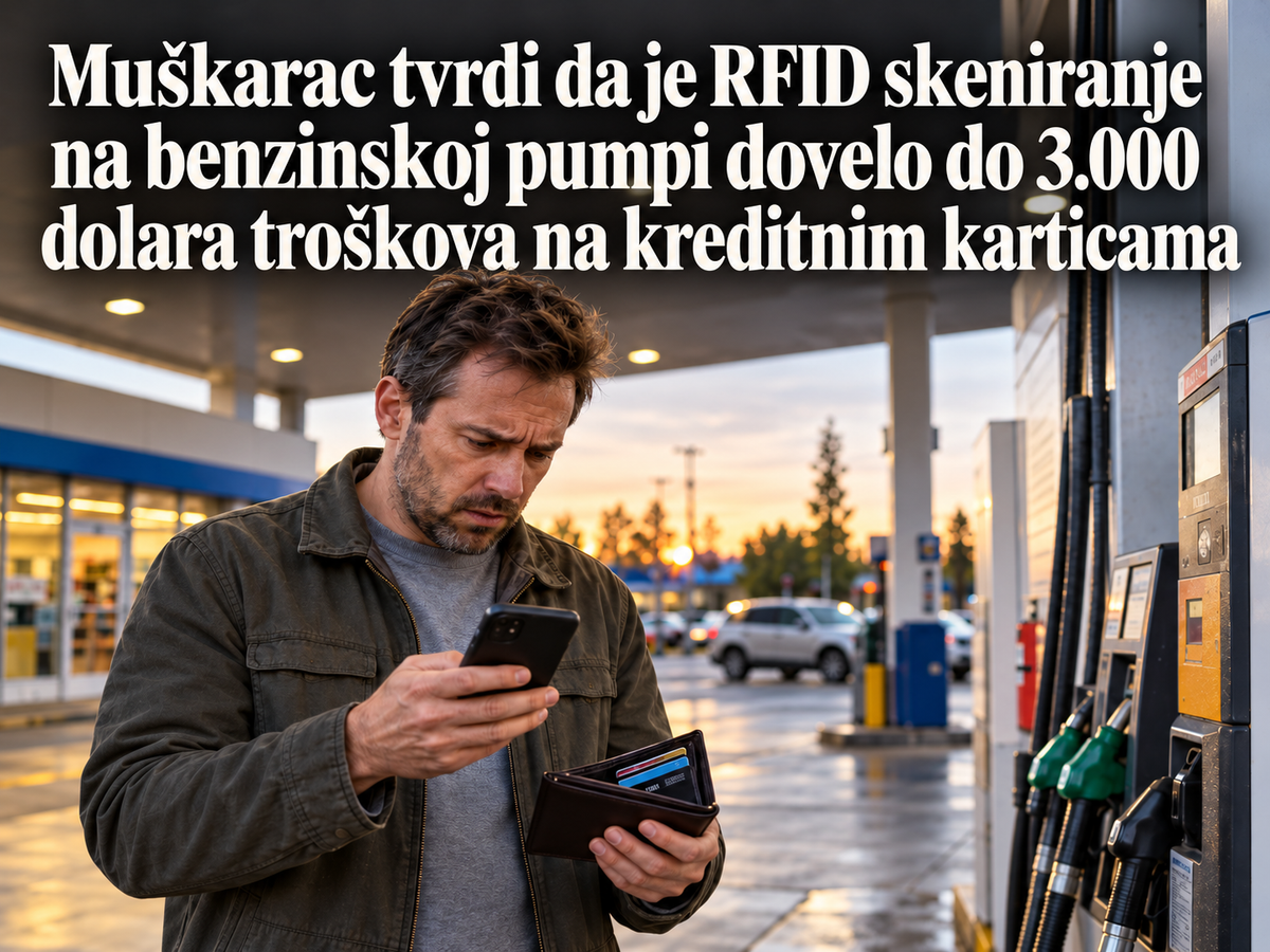 Muškarac tvrdi da je RFID skeniranje na benzinskoj pumpi dovelo do 3.000 dolara troškova na kreditnim karticama
