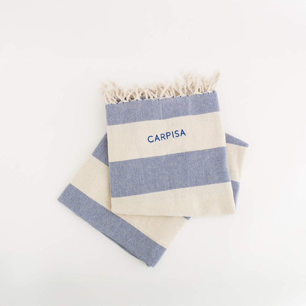 Carpisa Crna Gora – Turtle beach towel 2 – Natural/Blue Navy – AAD55801446 – Image 2