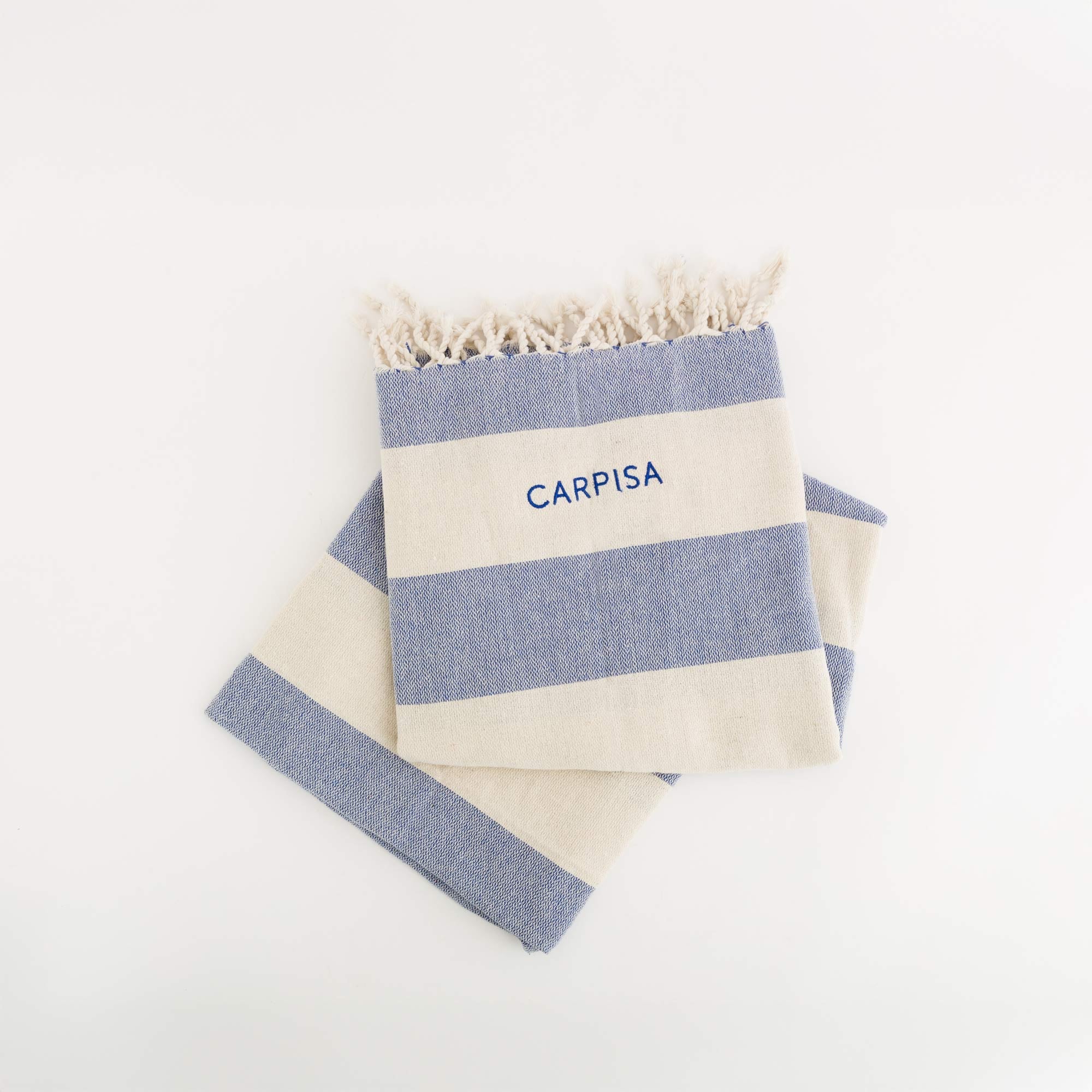 Carpisa Crna Gora – Turtle beach towel 2 – Natural/Blue Navy – AAD55801446 – Image 2