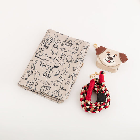 Carpisa Set of leash, blanket, bag holder - Oslo – ACC7420454429901_01_basechild – ACC74204544