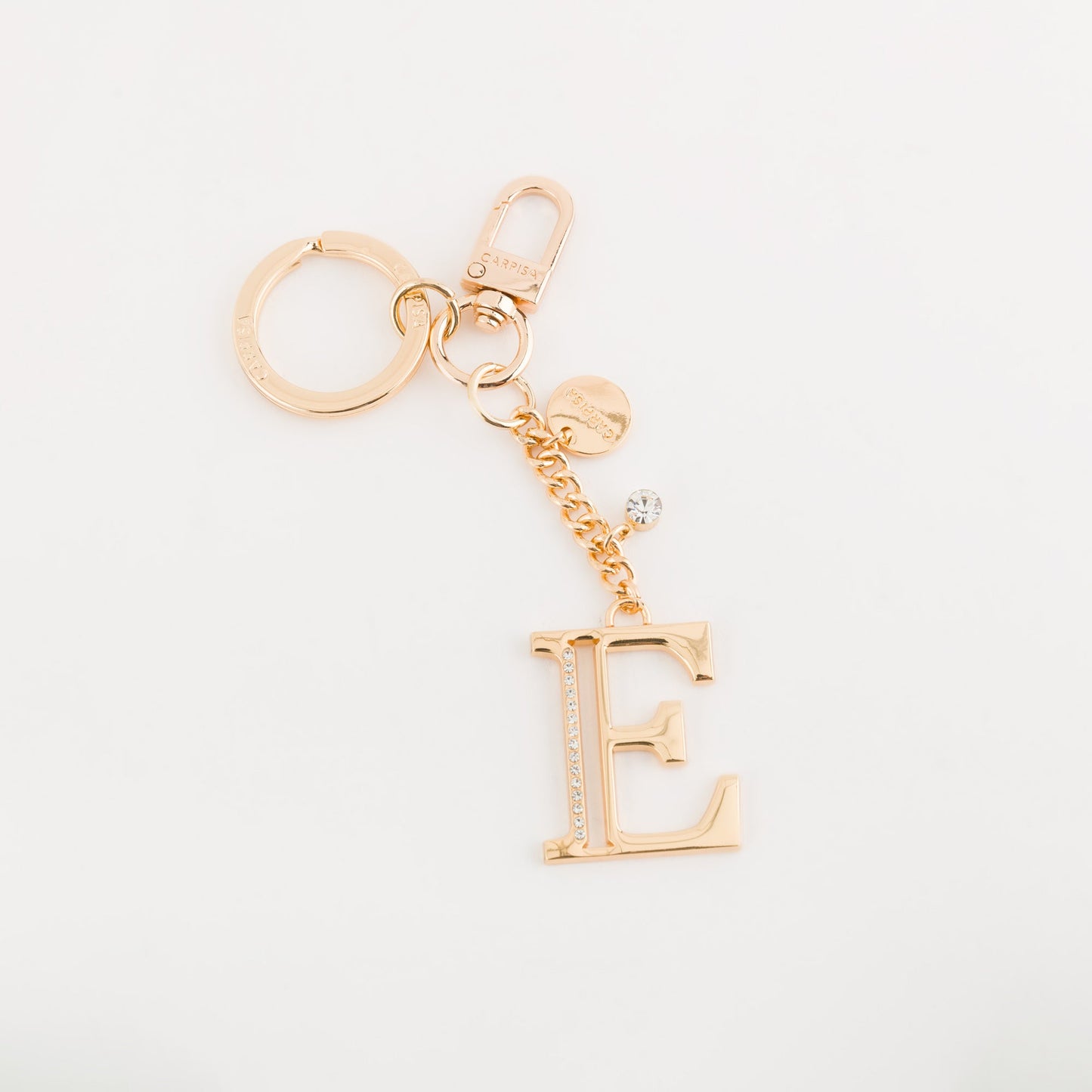 Metal key ring accessory  -  Glare letters keychain