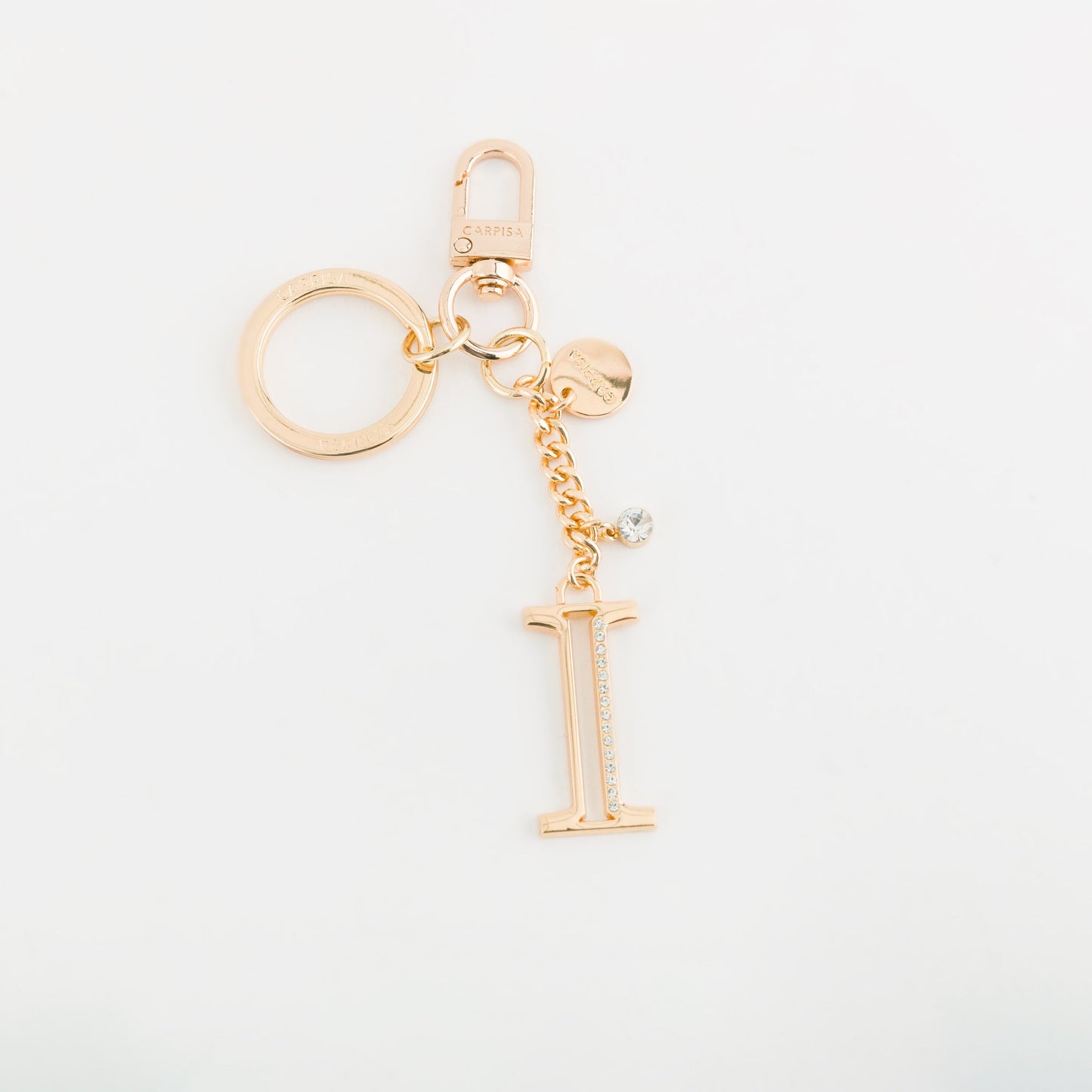 Metal key ring accessory  -  Glare letters keychain