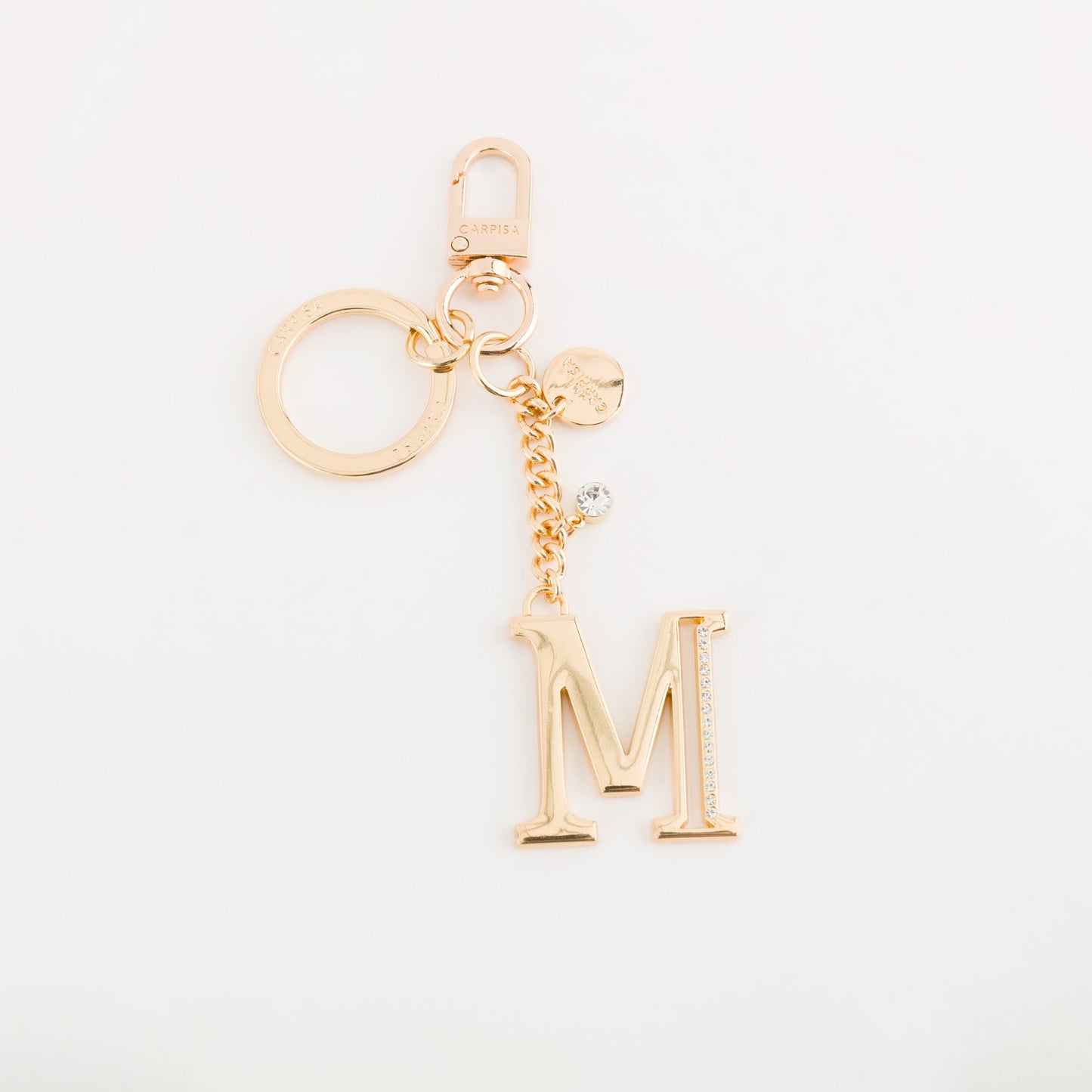 Metal key ring accessory  -  Glare letters keychain