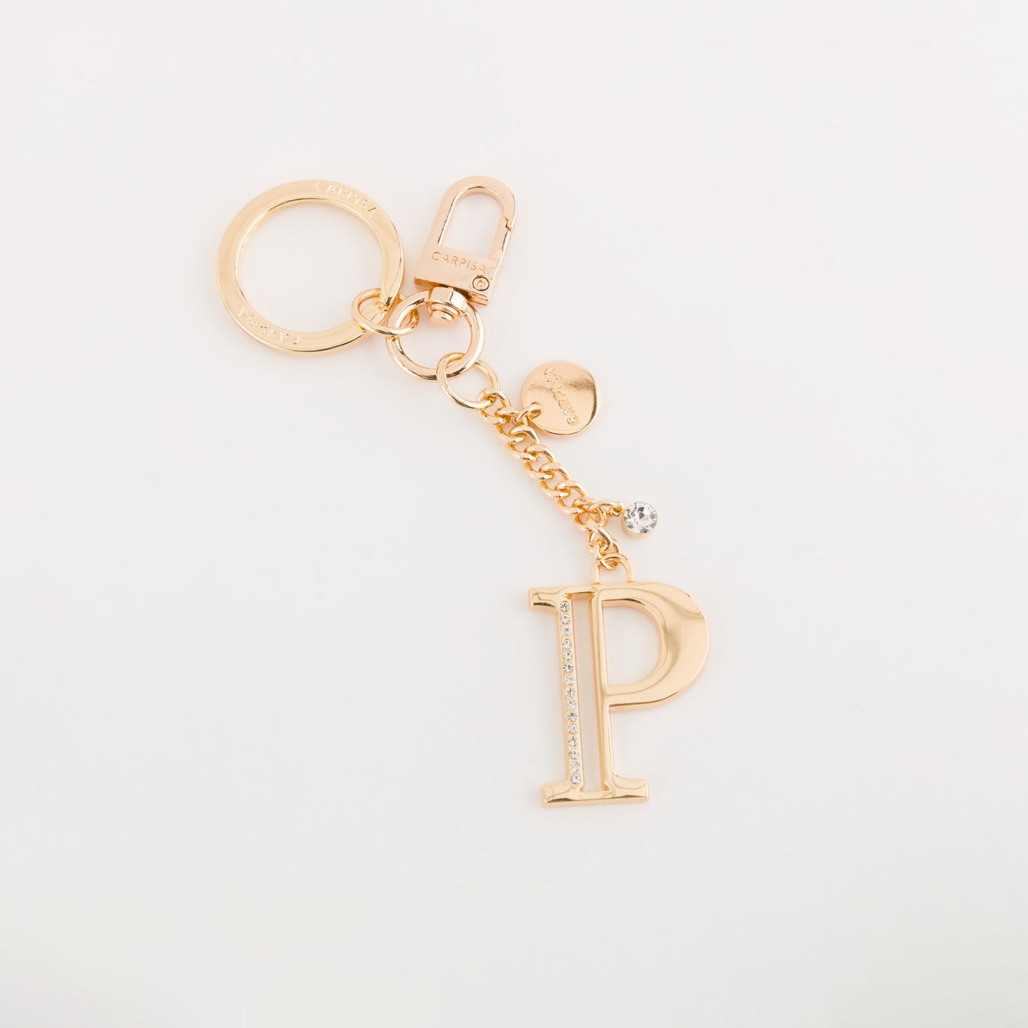 Metal key ring accessory  -  Glare letters keychain