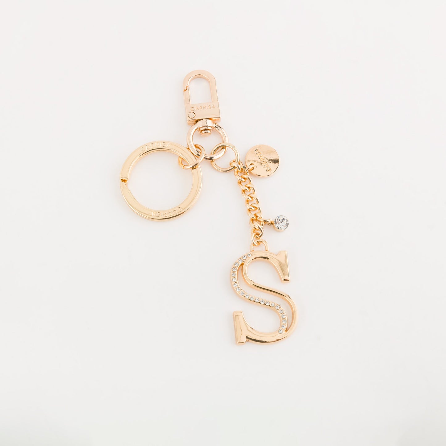 Metal key ring accessory  -  Glare letters keychain