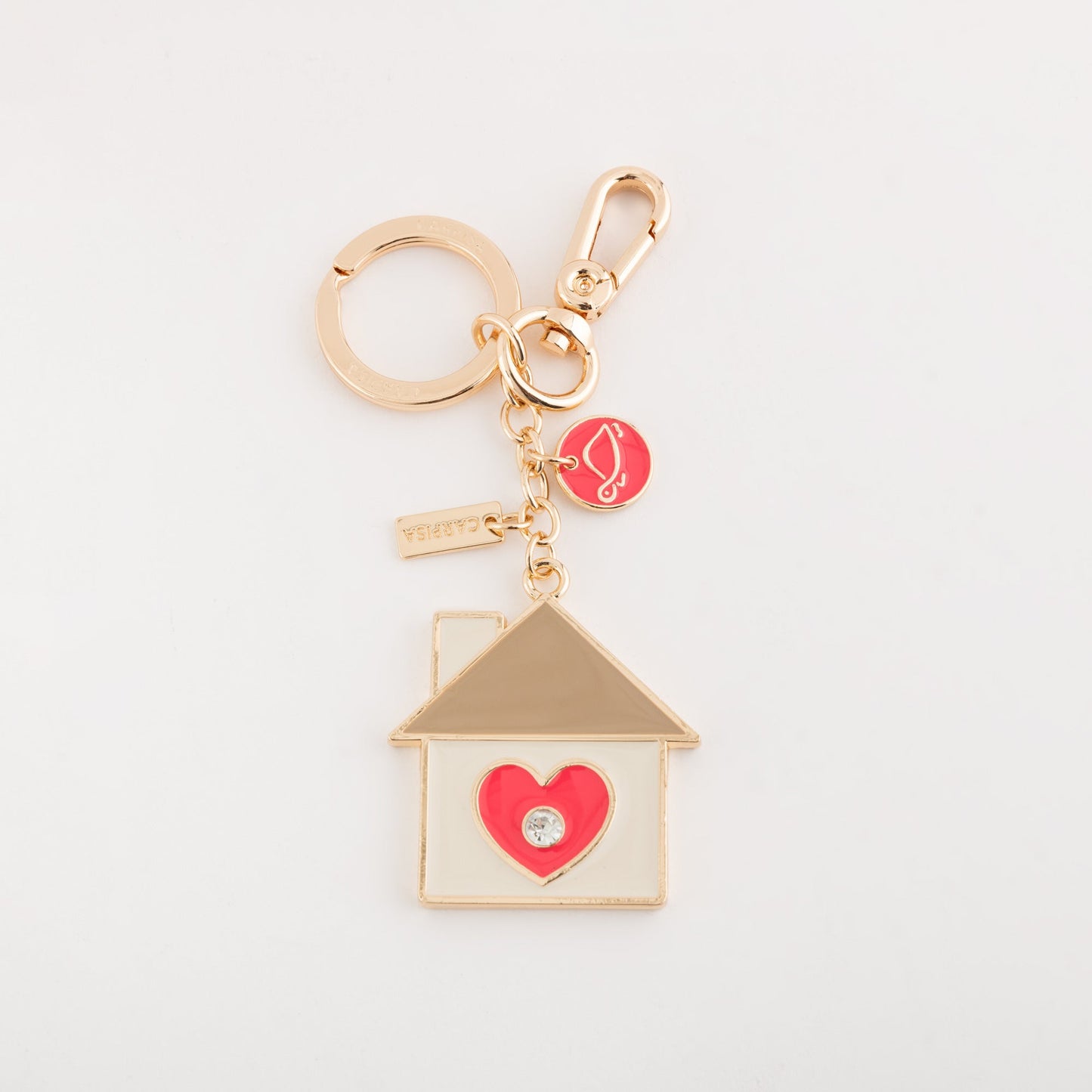 Honey keychain - Metal key ring