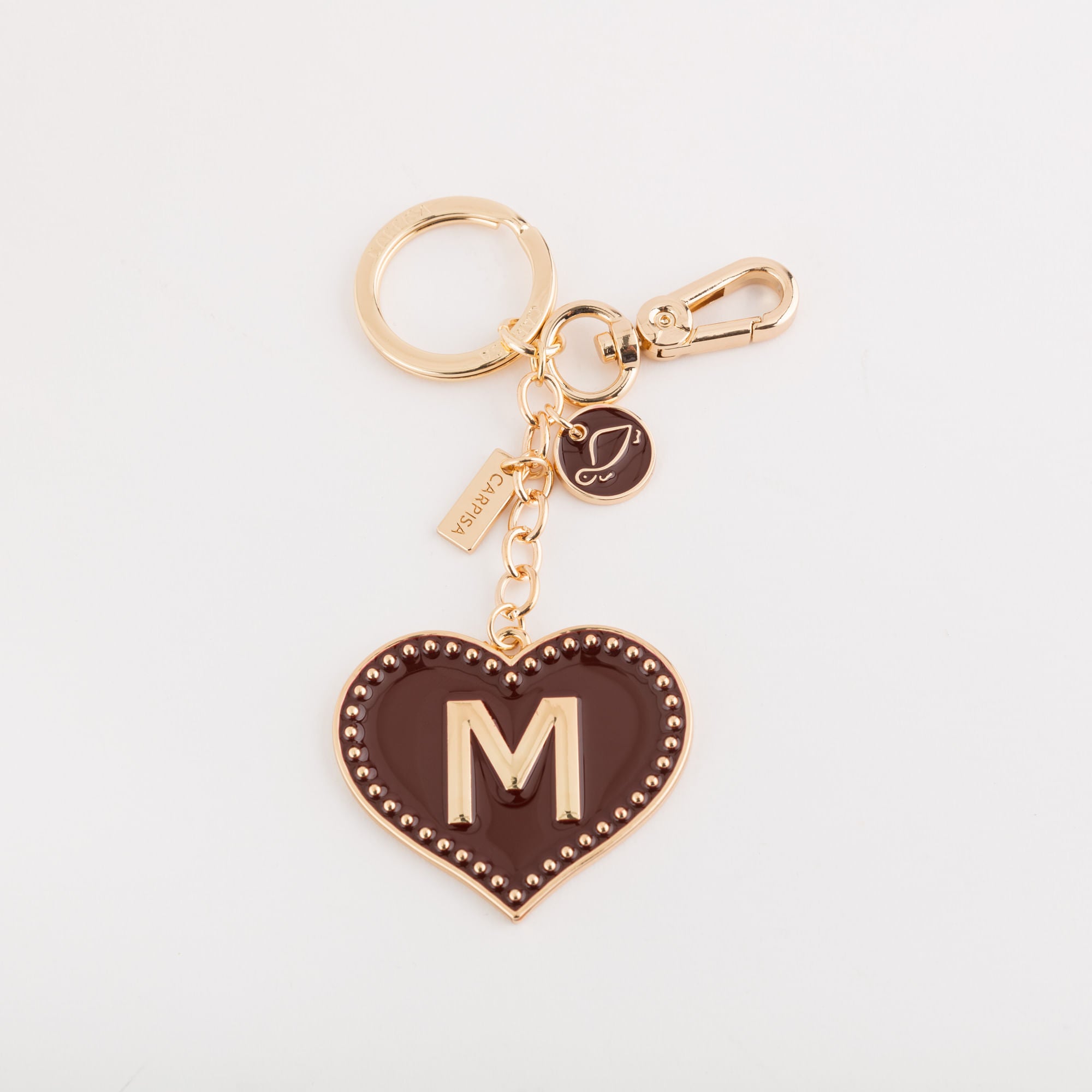 Carpisa Letter M keychain - Heart Letters Keychain – AKC9331354561301_01_basechild – AKC93313545