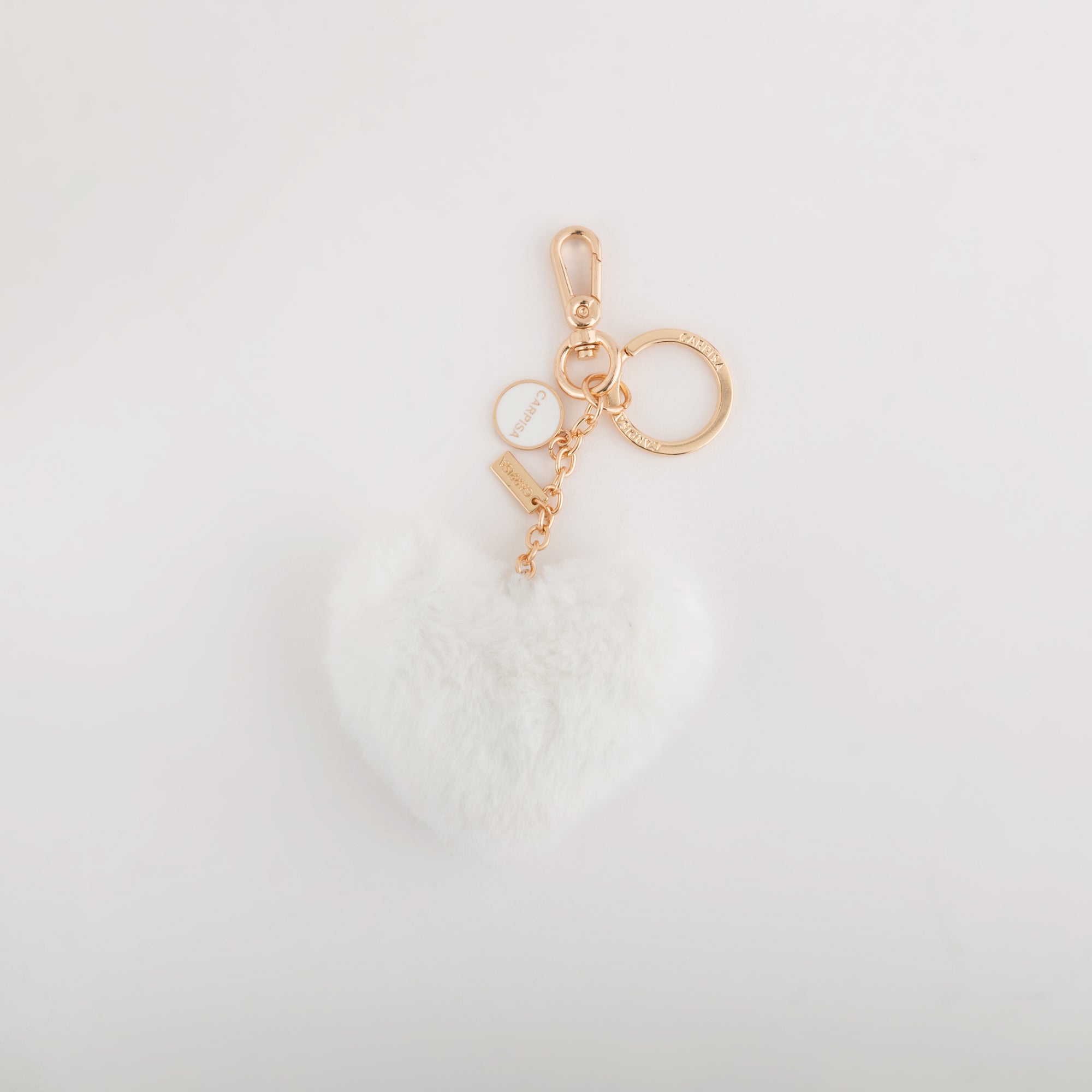 Winter fur keychain - Women's keychain