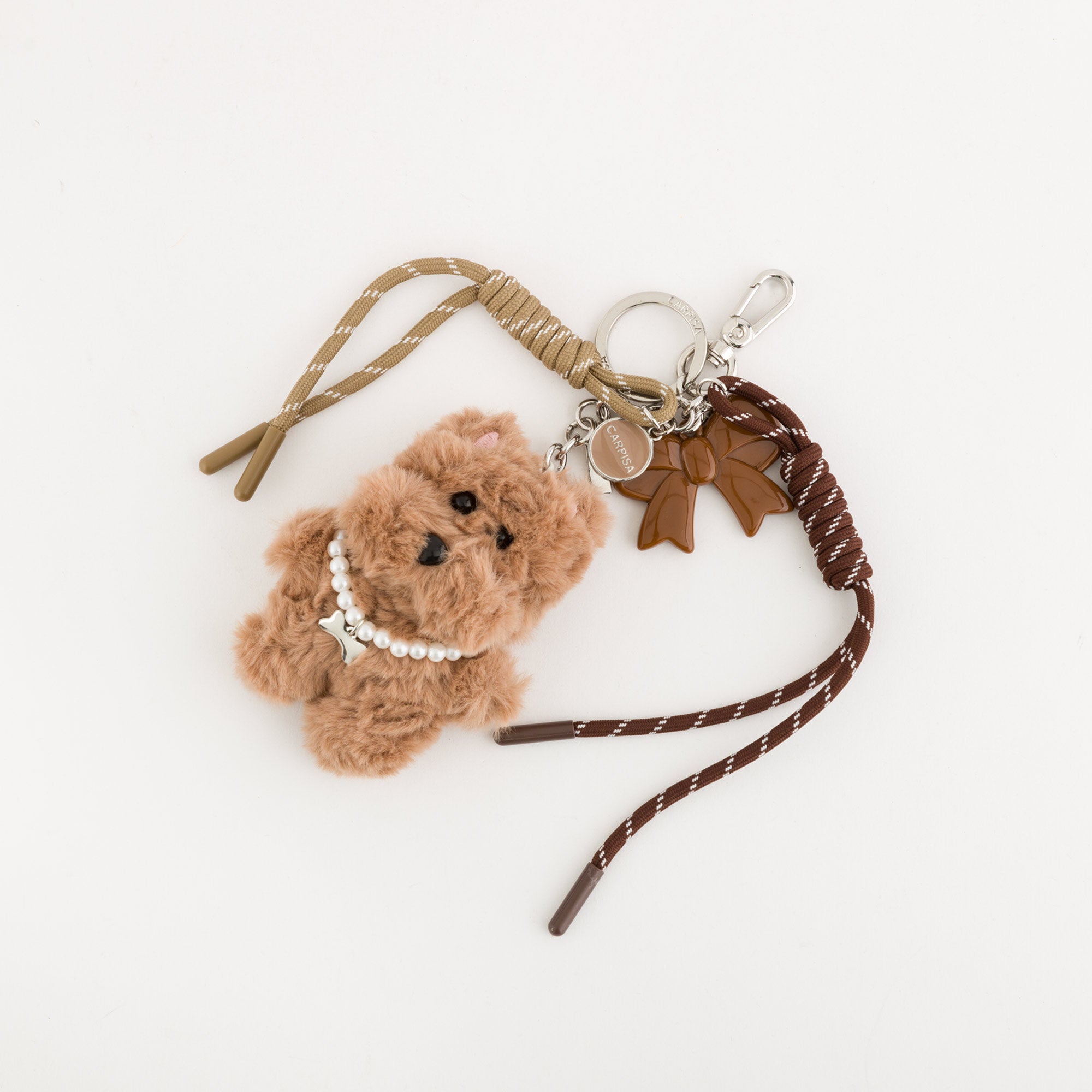 Winter fur keychain - Women's keychain