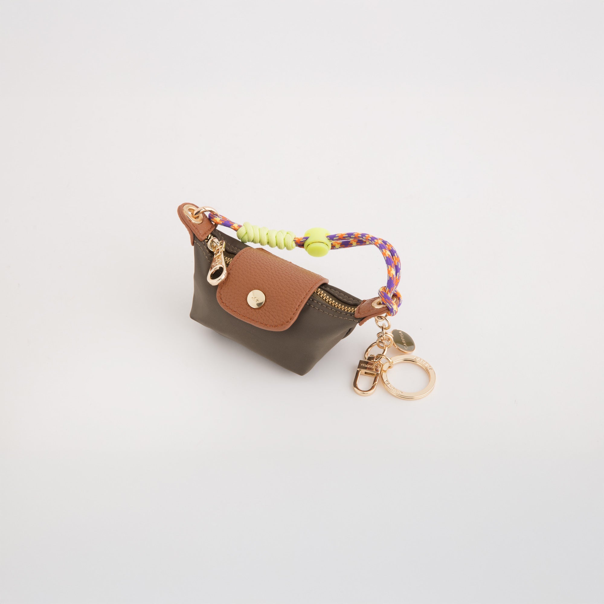 Carpisa Crna Gora – Bags keychain - Women's keychain – Lichen Green/Multi – AKD24902446 – Image 1