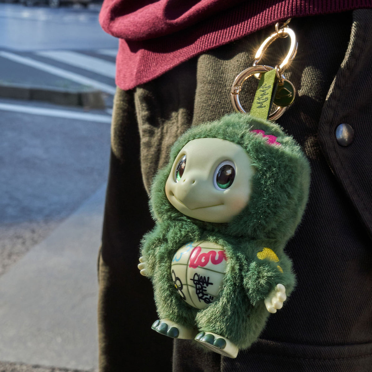 Carpisa Crna Gora – Mimì Graffi - Keychain – Green/Multicolour – AKD51815546 – Image 1