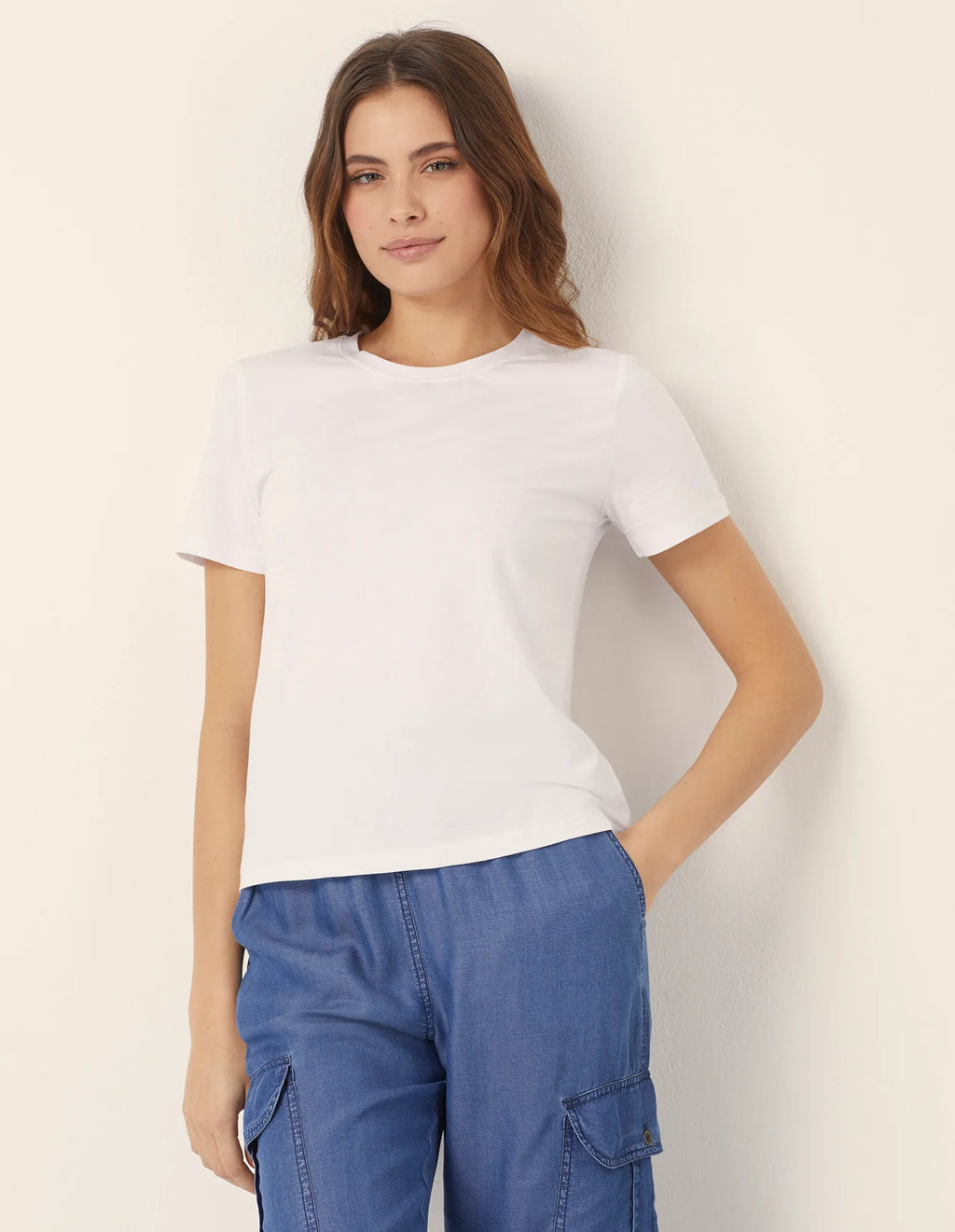 Basic Modal/Cotton/Linen - T-shirt