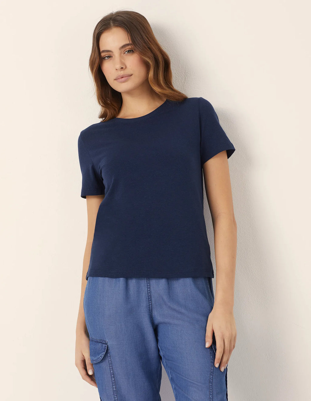 Basic Modal/Cotton/Linen - T-shirt