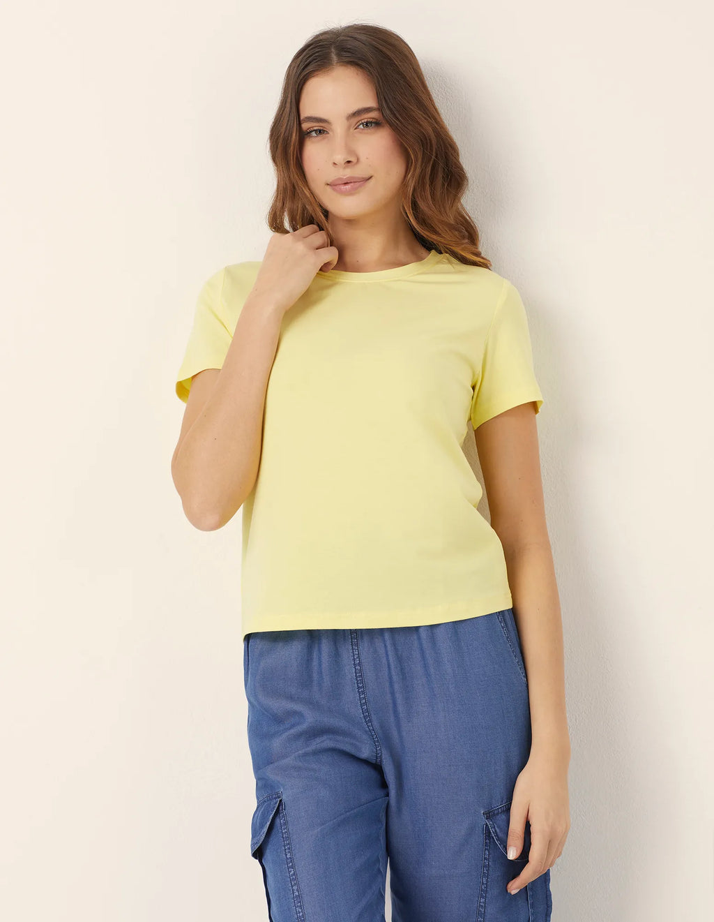 Basic Modal/Cotton/Linen - T-shirt
