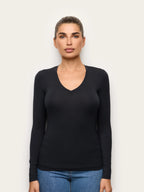 Yamamay Montenegro Long-sleeve v neck T-shirt | AMAD193006072_02.jpg