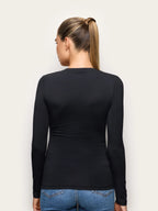 Yamamay Montenegro Long-sleeve v neck T-shirt | AMAD193006072_05.jpg