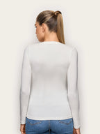 Yamamay Montenegro Long-sleeve v neck T-shirt | AMAD193006096_05.jpg