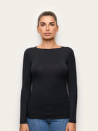 Yamamay Montenegro Long-sleeve boat neck T-s | AMAD193007072_02.jpg
