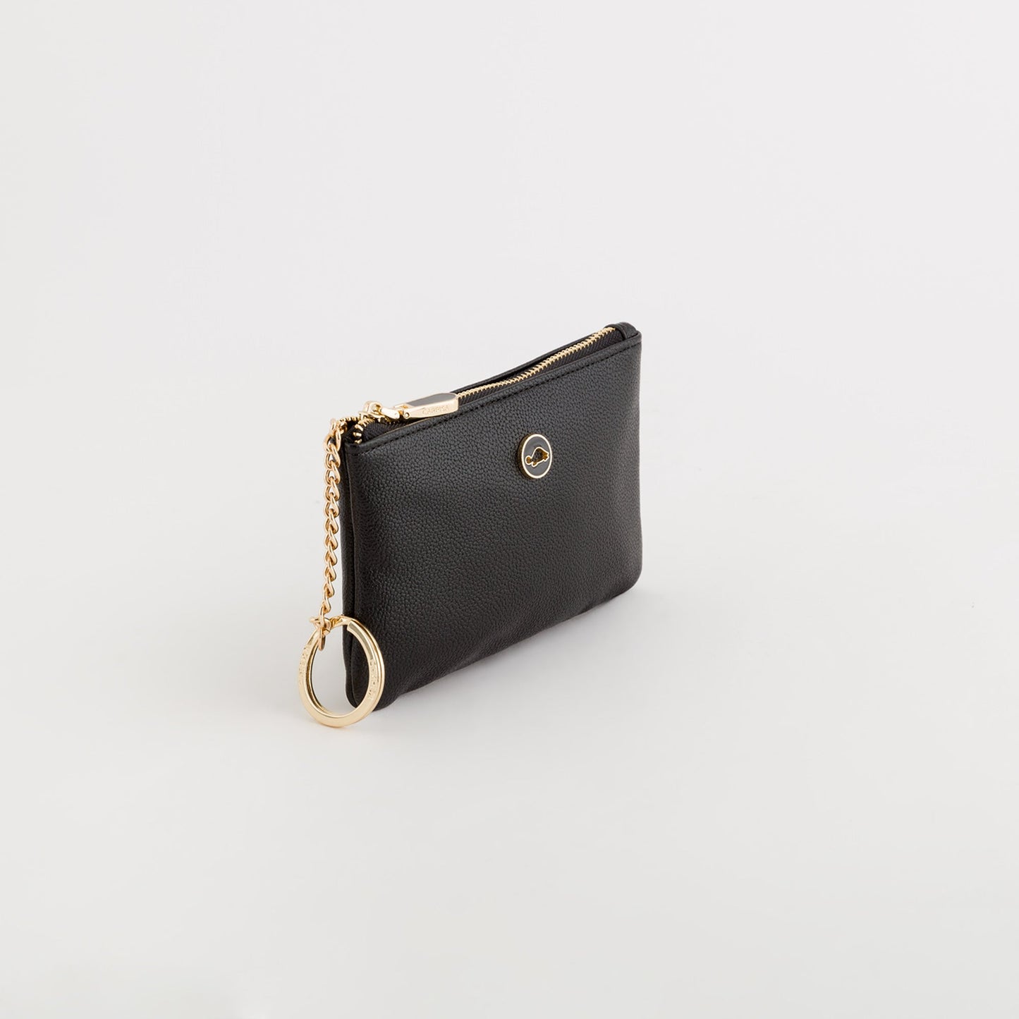 Coin purse with key ring accessory  -  Opale v1