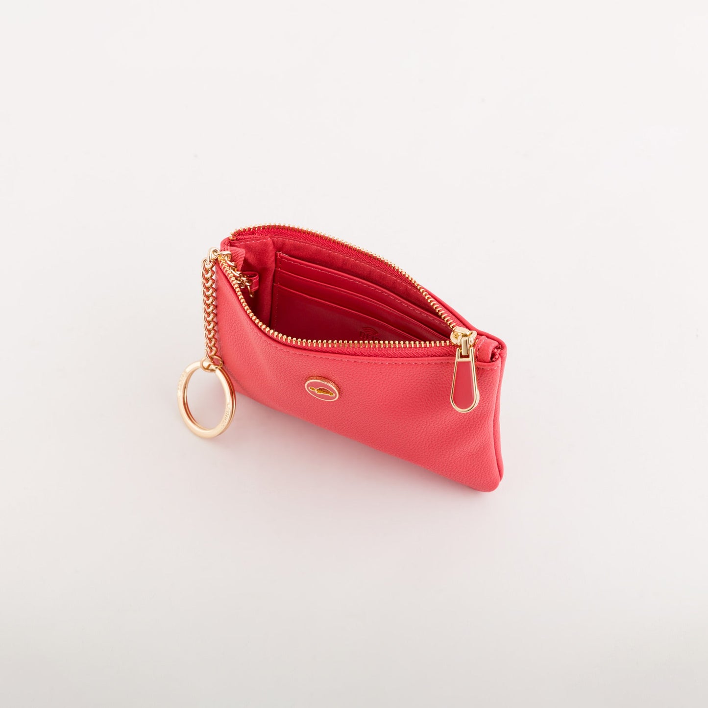 Coin purse with key ring accessory  -  Opale v1