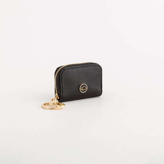 Coin purse with key ring accessory  -  Opale v1