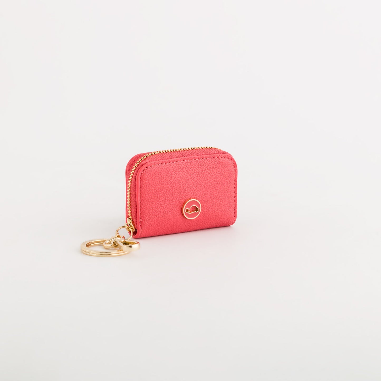 Coin purse with key ring accessory  -  Opale v1