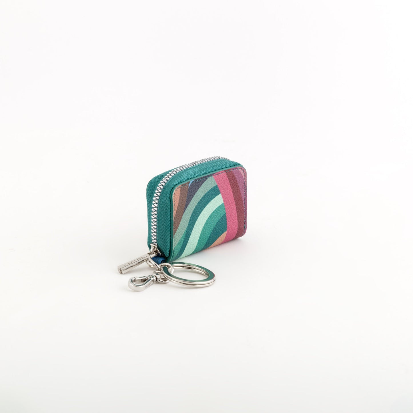 Coin purse with key ring accessory  -  Lorena