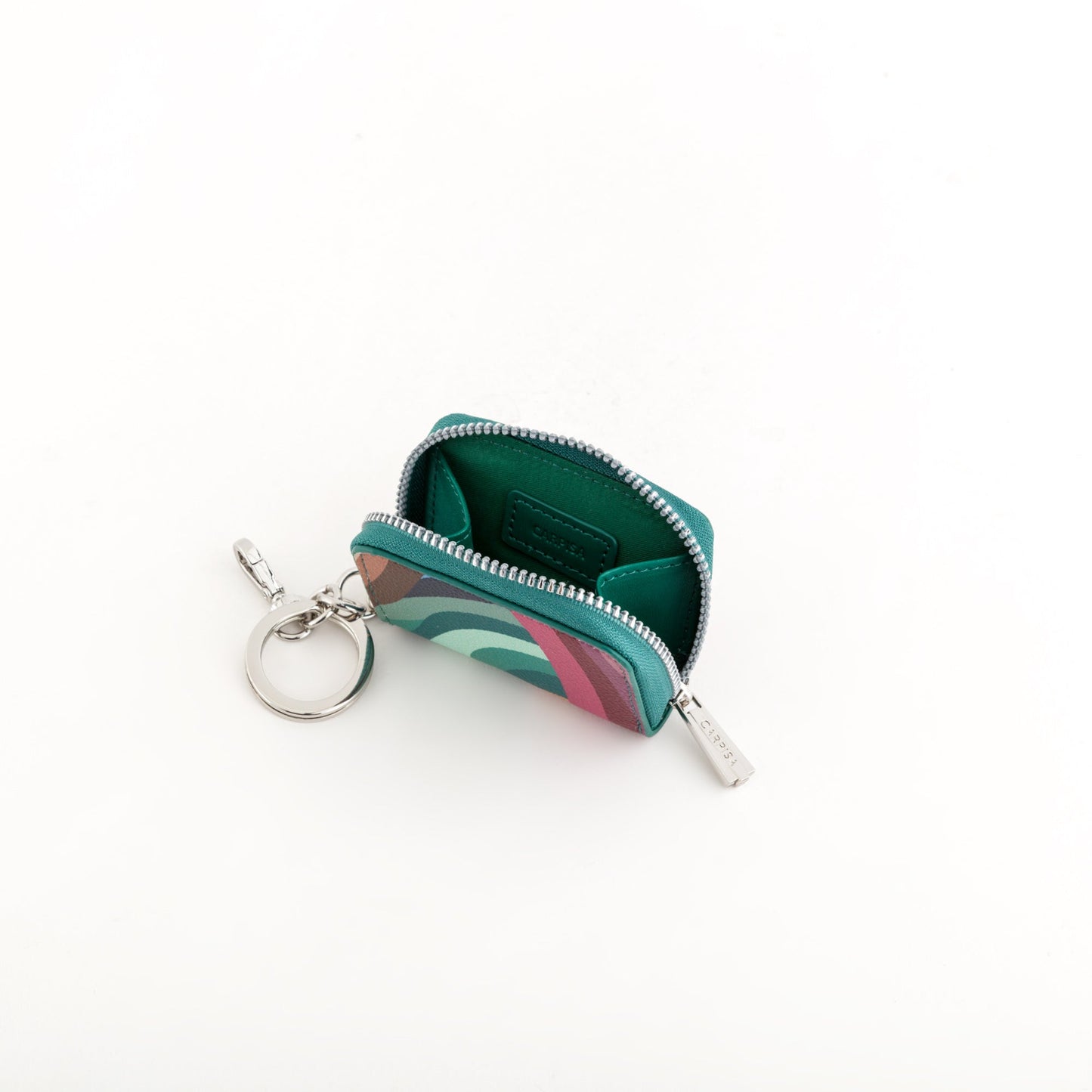 Coin purse with key ring accessory  -  Lorena