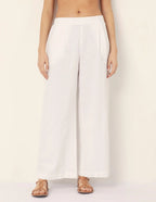 Cotton / Linen - Full-long trousers