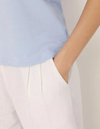 Cotton / Linen - Full-long trousers