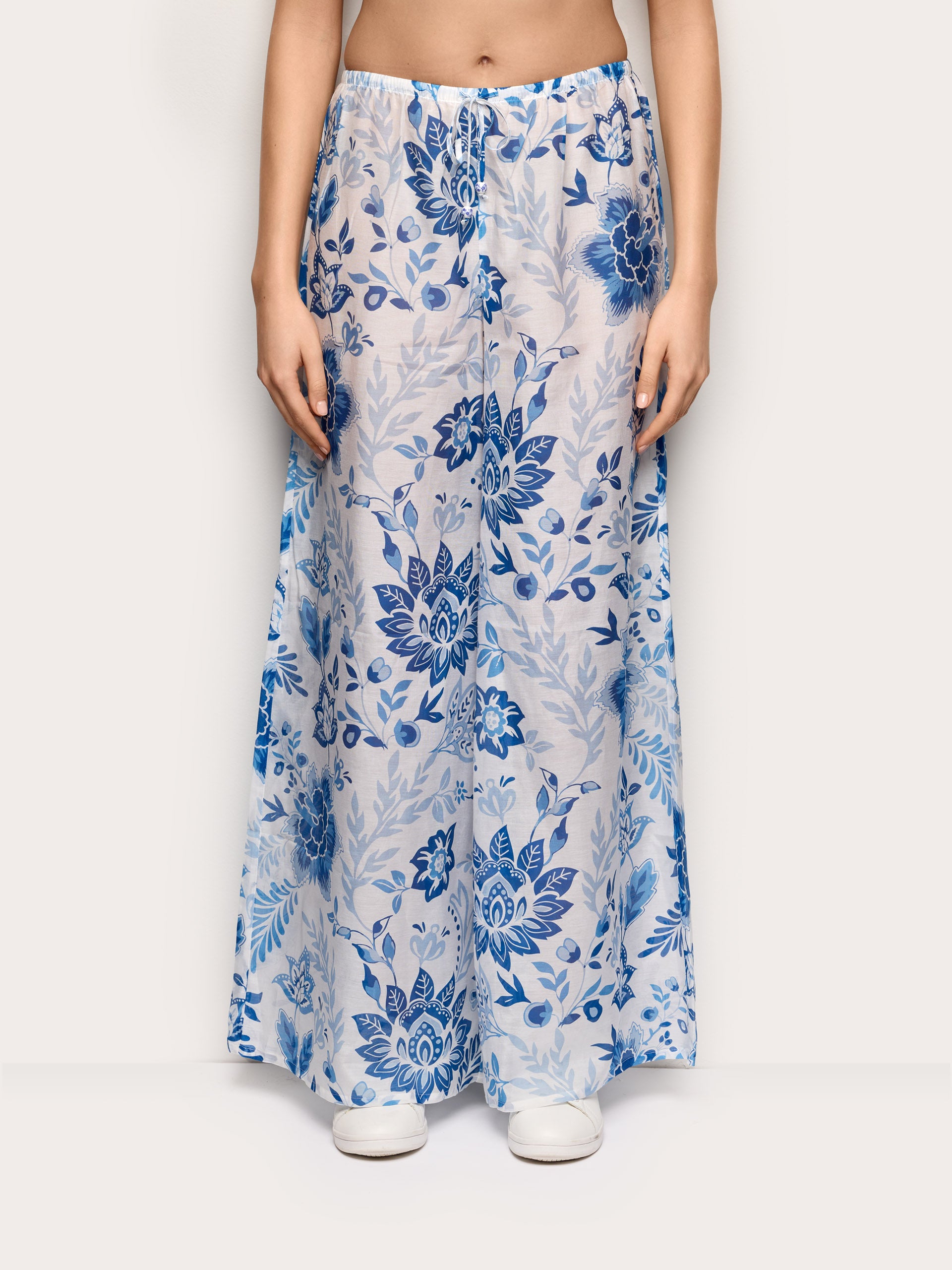 Greta Silk Blend - Full-long trousers