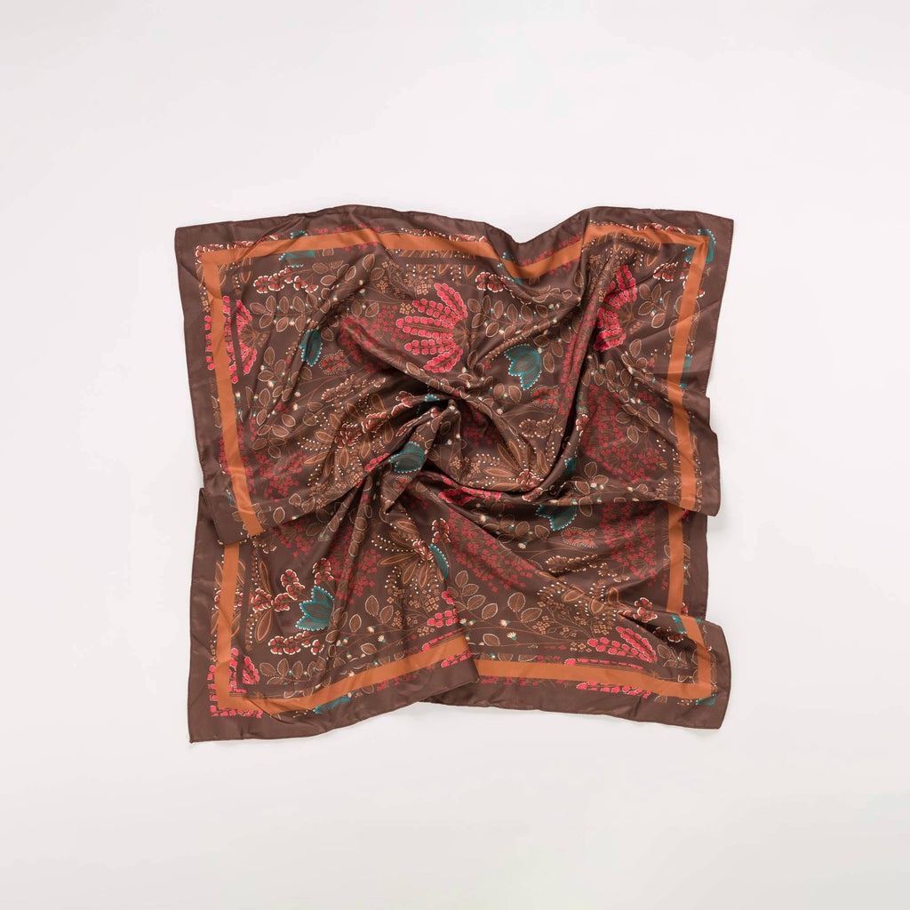 Carpisa Crna Gora – Scarf - Women's Scarf – Chocolate/multicolor – ASD60609546 – Image 2