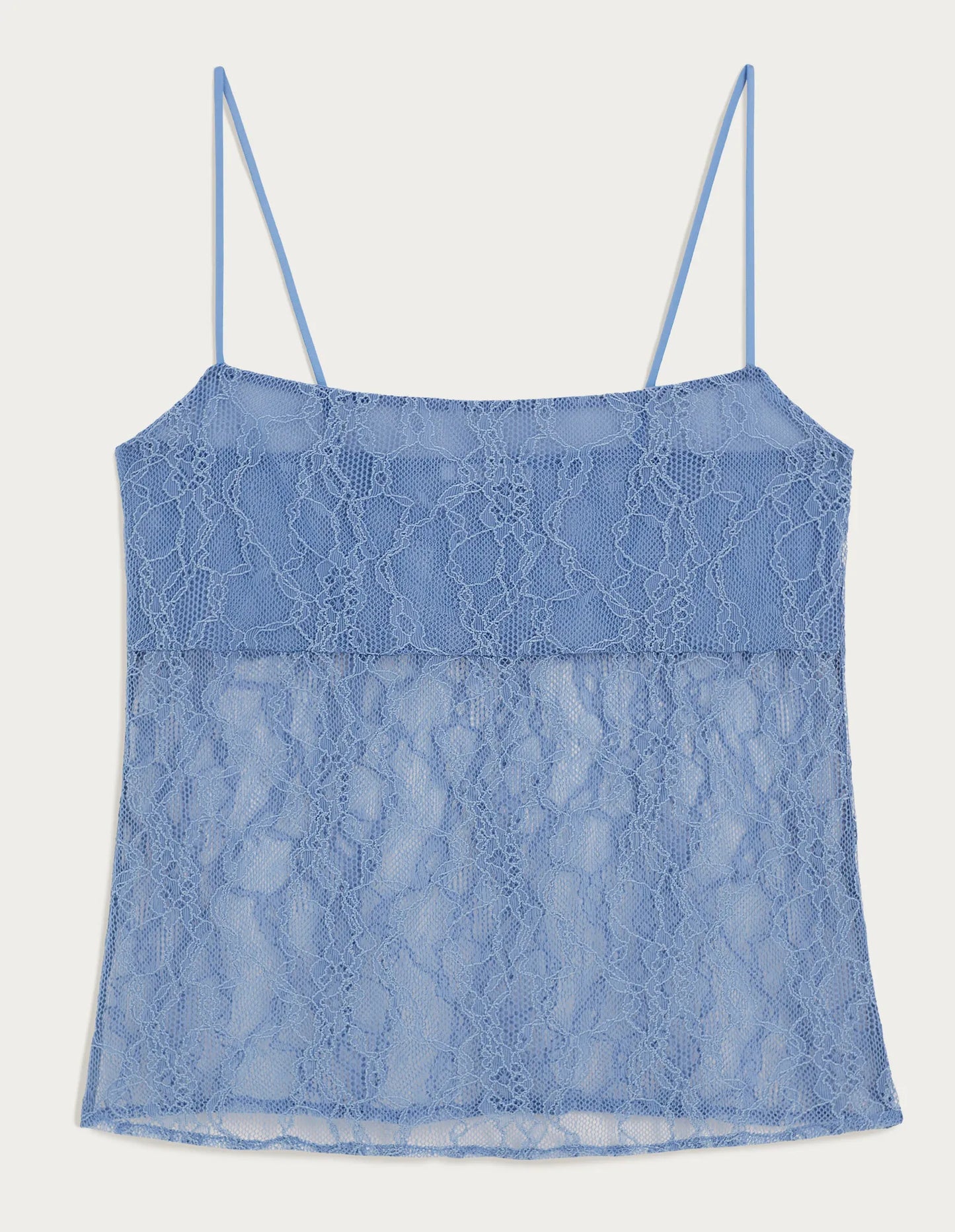 Elastic lace top with thin straps - Easy Lace