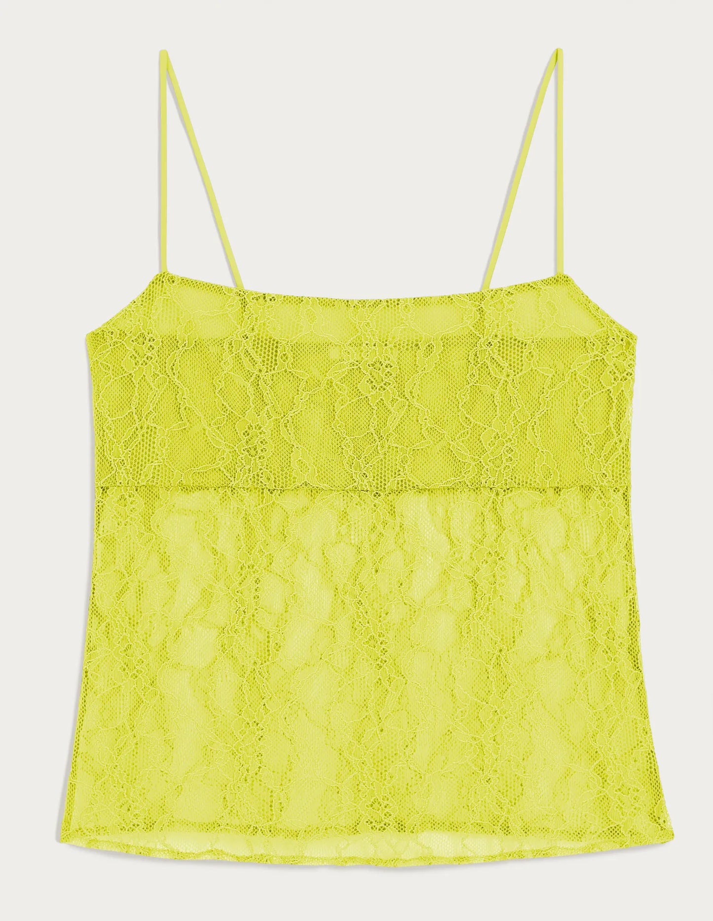 Elastic lace top with thin straps - Easy Lace