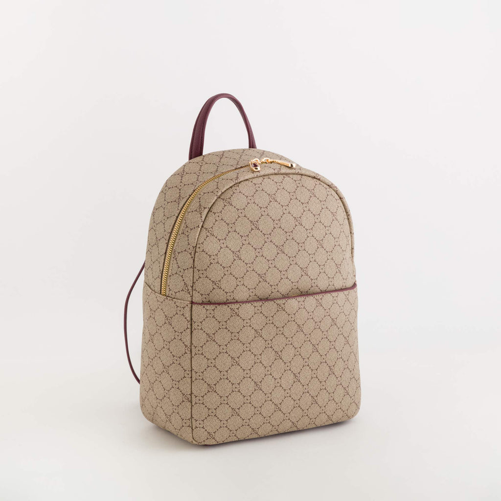 Carpisa Crna Gora – Diana fall - Women's Backpack – Taupe/Wine – BSD55203546 – Image 1