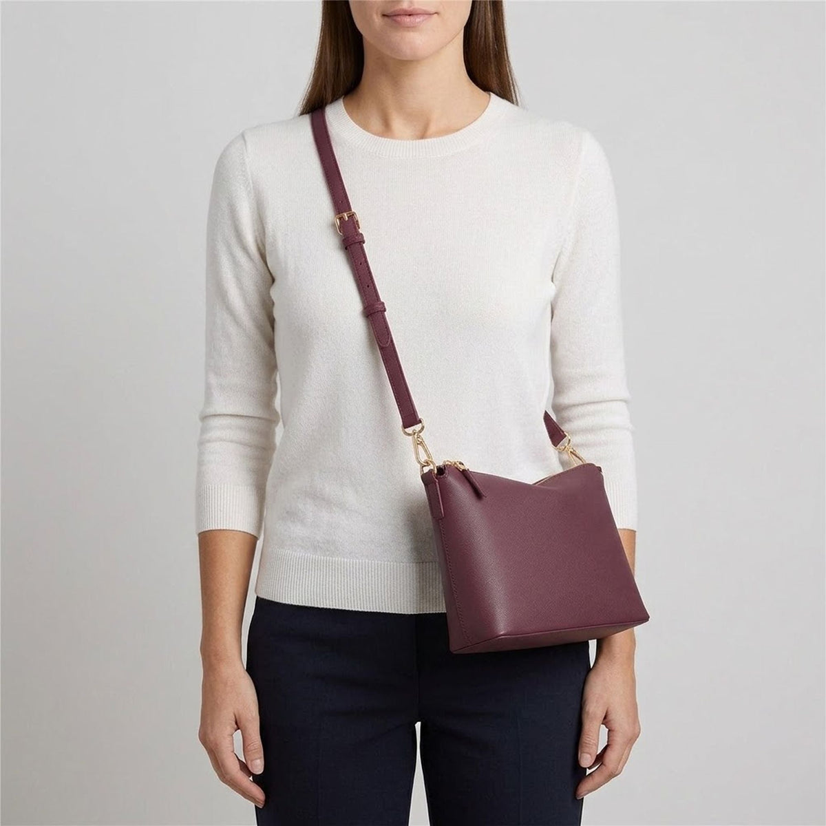 Carpisa Crna Gora – Winona fall - Women's Shoulder Bag – Wine – BSD55707546 – Image 4