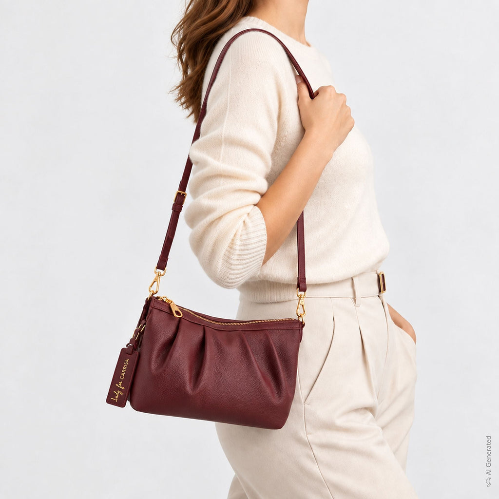 Carpisa Crna Gora – Berry - Women's Shoulder Bag – BSD58505546 – Image 5