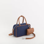 Carpisa Crna Gora – Marian v2 - Women's Briefcase – Blue Denim/Multicolour – BTD41202446 – Image 1