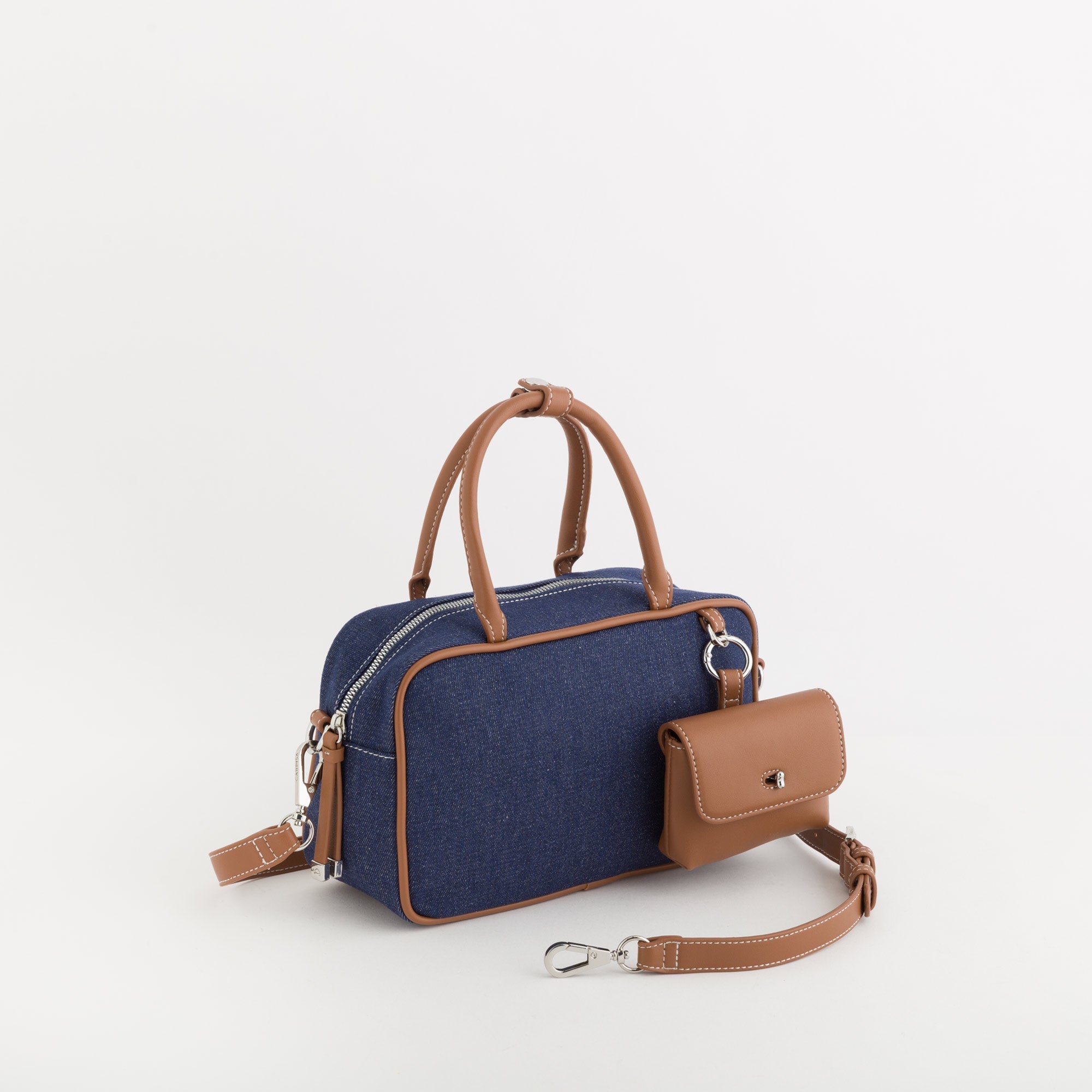 Carpisa Crna Gora – Marian v2 - Women's Briefcase – Blue Denim/Multicolour – BTD41202446 – Image 1