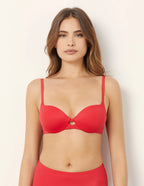 Essentials - Padded balcony bikini bra in different cup sizes